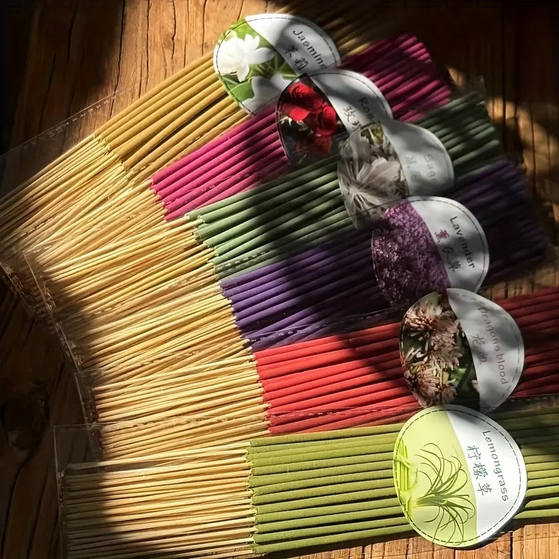 6 Sets of Approximately 126 High-Quality Incense Sticks - Including