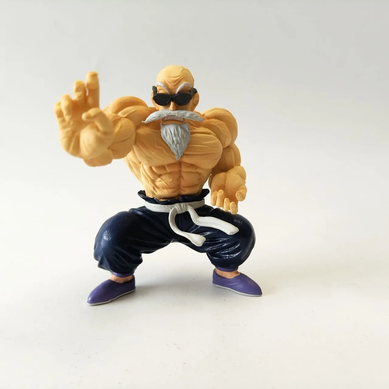 9cm Anime Dragon Ball Mini Figure Goku Kame Sennin Figurine Muscle