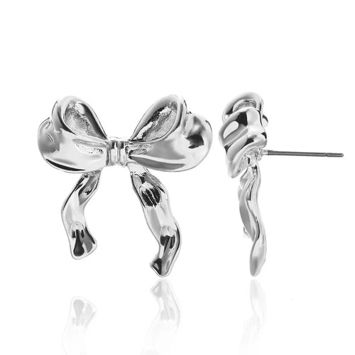 Vintage Summer Starfish Stainless Steel Stud Earrings For Women Simple
