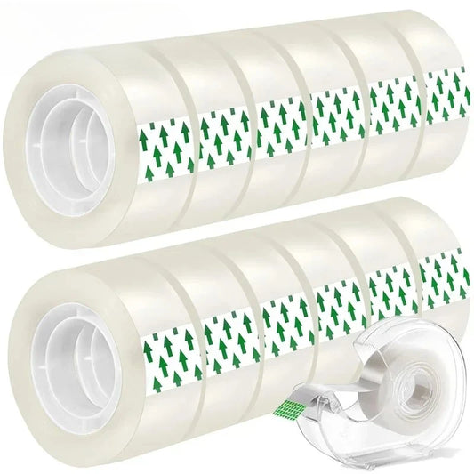 10/5/1 Rolls Premium Transparent Tape 0.8cm 1.2cm 1.8cm Multifuntion