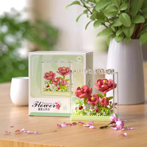 Creative building blocks Dream Flower Box Everlasting Flower Series