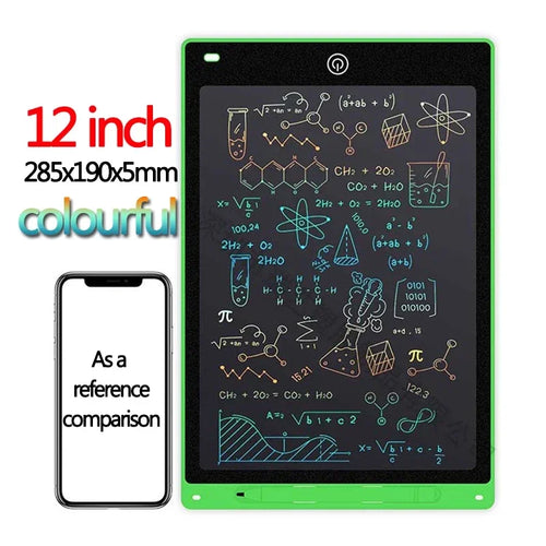 10/12/inch LCD Writing Tablet Drawing Board Kids Graffiti Sketchpad