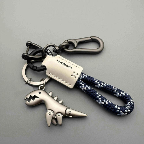 Motorcycle Decoration Accessories and Car Keychain Single Leather