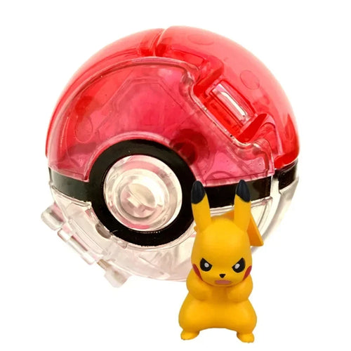 Pokeball Pokemon Figurine Elf Ball Anime Figure Cartoons Pikachu