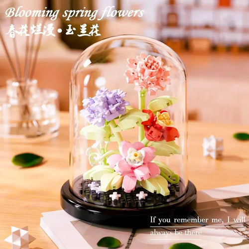 Diy Micro Flower Building Blocks Mini Bricks Particles Eternal Life