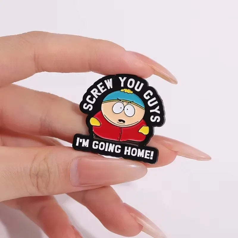 Cartoon Animated Character Enamel Pins Custom Cute Metal Brooches