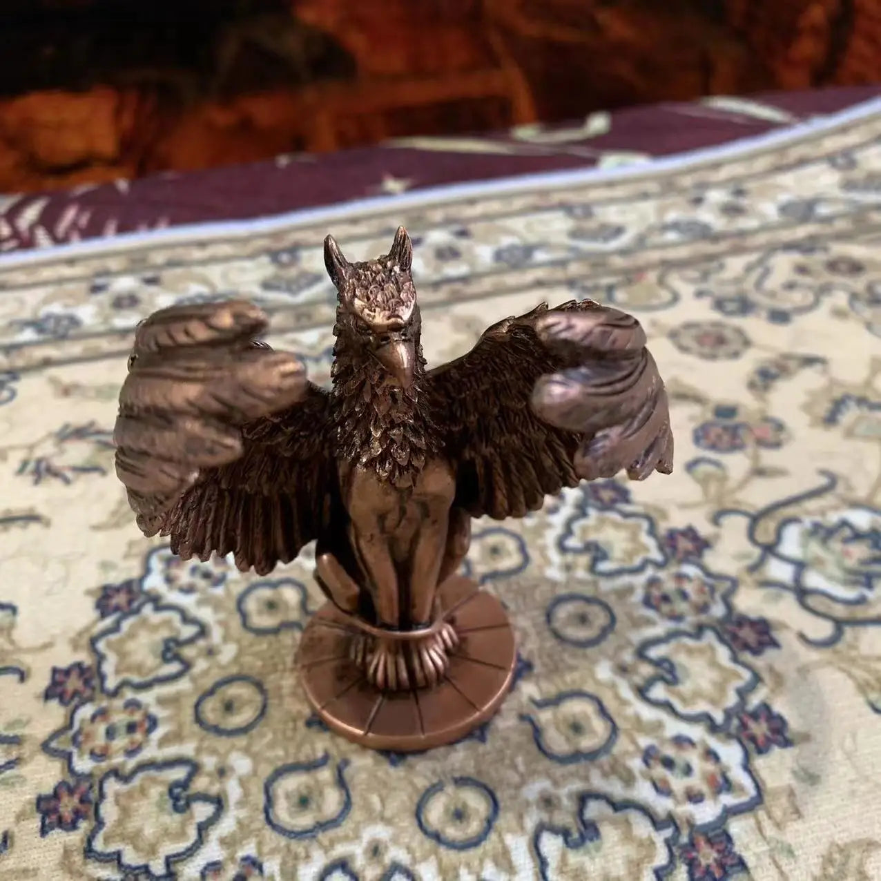 Mythological Griffin Figurine Griffindo Figure Resin Craft Desktop