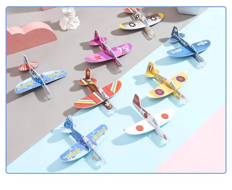 20-100 Pcs/Bag Gliders Planes Foam Assemble Airplane Toys Kids