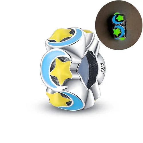 2024 New 925 Sterling Silver Luminous Charm Beads for 3mm Original