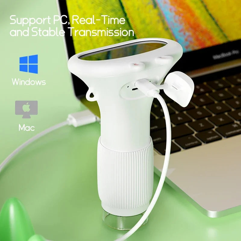 Microscope for Kids Children Microscope with 2 Inch Screen 1000x Zoom