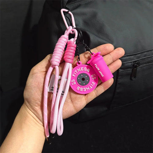 Fitness Keychain for Gym Lovers Premium Gift Sports Enthusiasts