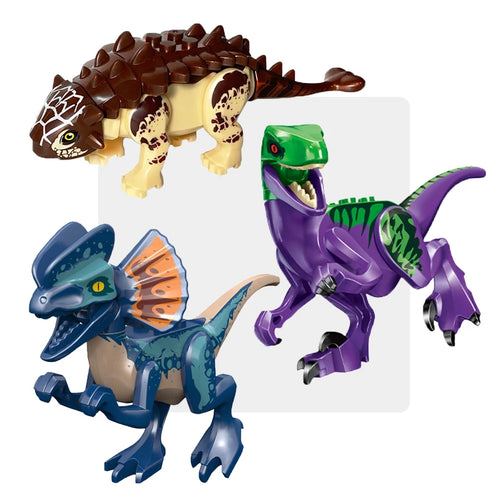 Cool Jurassic Dinosaurs World Velociraptor Triceratops Indominus T-Rex