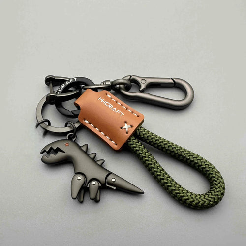 Motorcycle Decoration Accessories and Car Keychain Single Leather