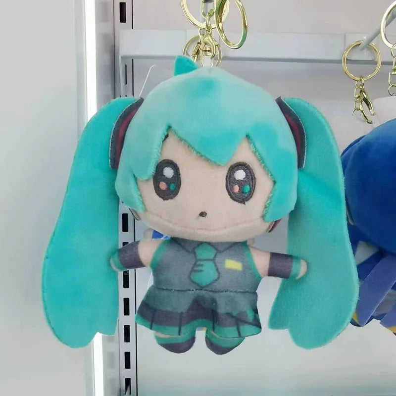 6 Styles New 13-18cm Kawaii Anime Girls Plush Pendant Keyring Cute