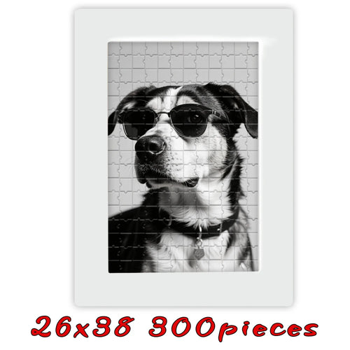 【Custom】Framed Wooden Puzzles, Custom Graduation Photo Puzzles as