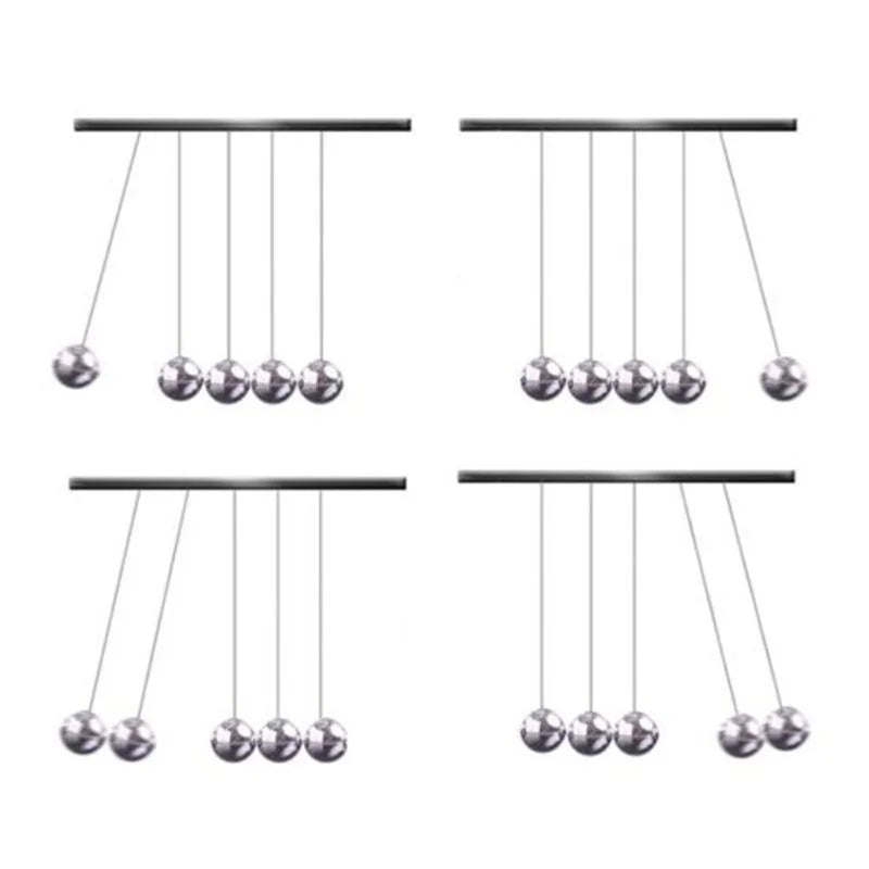 Physical Science Toy Newton Balance Pendulum Ball Collision Energy