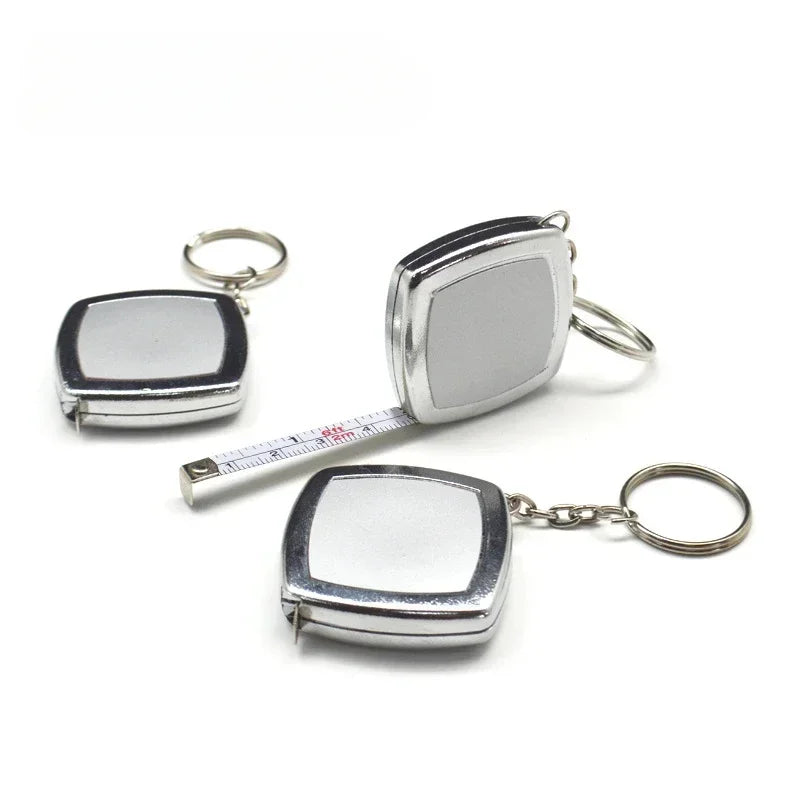 2M Mini Tape Key Chain Portable Cute Small Steel Tape Woodworking