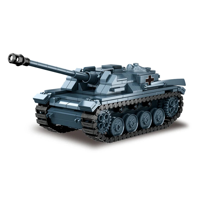 WW2 Military Army Soldiers World War 2 Tank Armored Vehicle Model