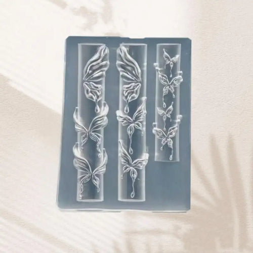 3D Mold Silicone Nail Art Decorations DIY Flower Bow Angle Wing