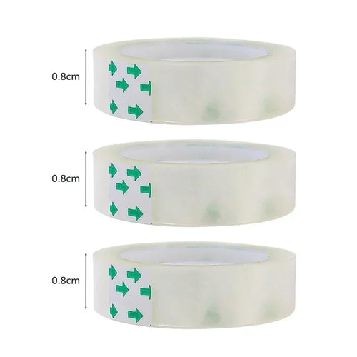 10/5/1 Rolls Premium Transparent Tape 0.8cm 1.2cm 1.8cm Multifuntion