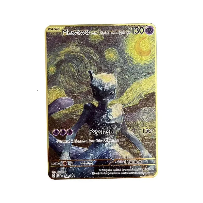 Pokemon Metal Card 10000 Points Arceus Charizard Super Card Golden
