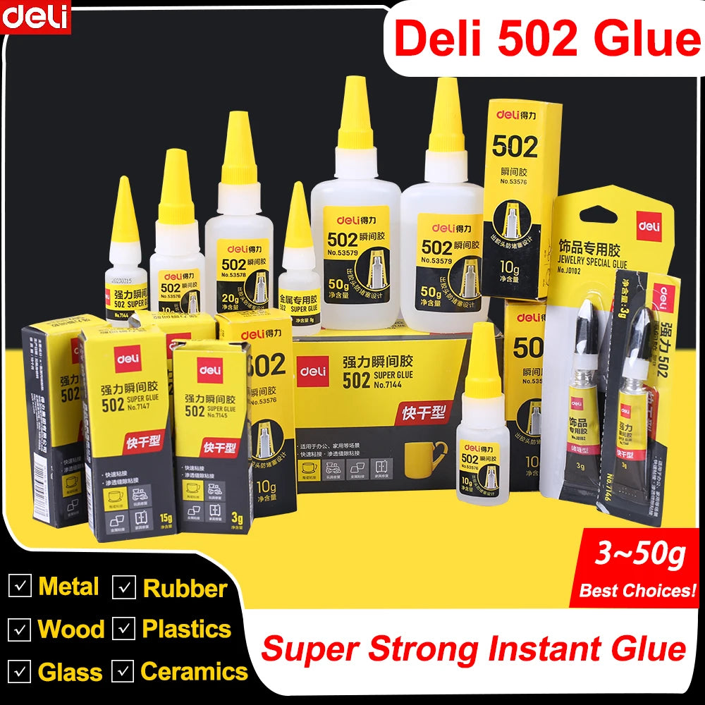 Professional Super Glue Extra Strong 502 Fast Instant Adhesive