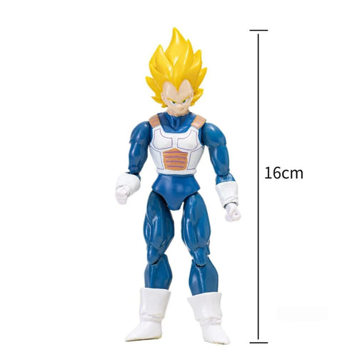 Hot-blooded Super Anime Action Figures Set - Son Goku Son Gohan Vegeta