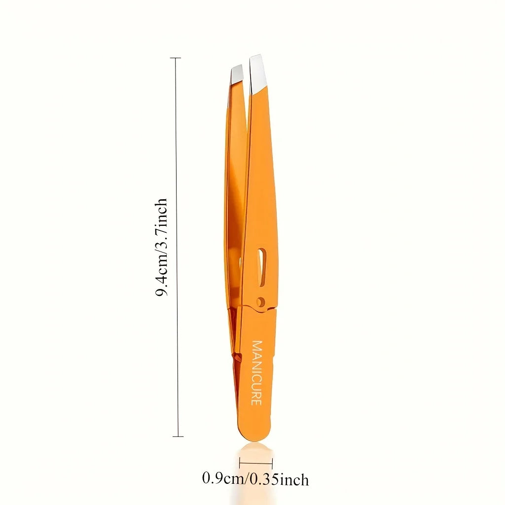 Professional Precision Tweezers for Hair Removal High-Precision Slant