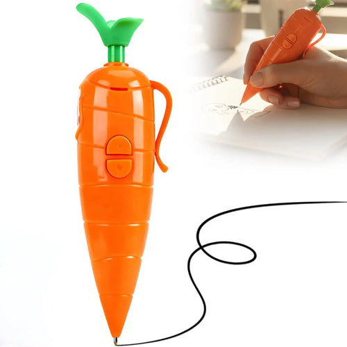 Multi Function Pen Carrot Funny Voice Recorder Pen Write Graffiti Cute