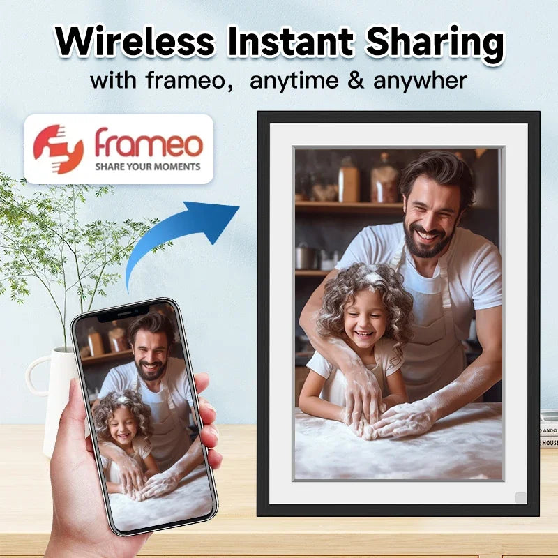 Frameo 10.1 Inch WiFi Digital Picture Frame，1280 * 800IPS HD Cloud