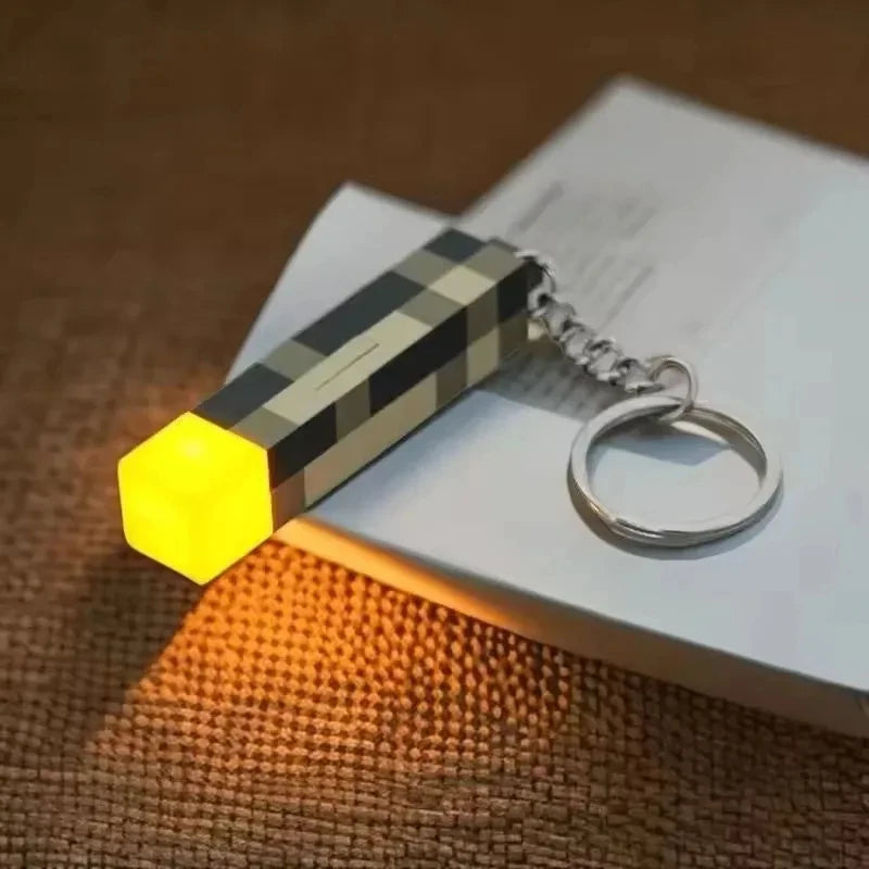 MC Game Mini Torch Flashlight LED Light USB Rechargeable Torch