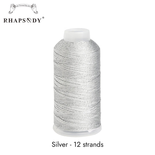 Rhapsody Metallic Thread 3/6/9/12 Strands Jewelry Thread Craft Gold