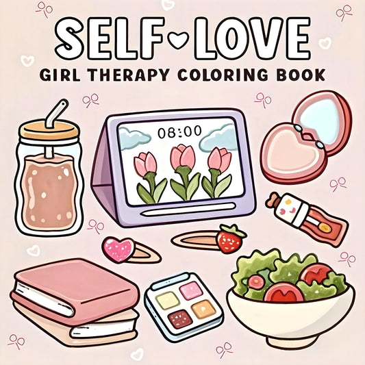 Self Love Coloring Book for Adults - Bold & Easy Stress Relief