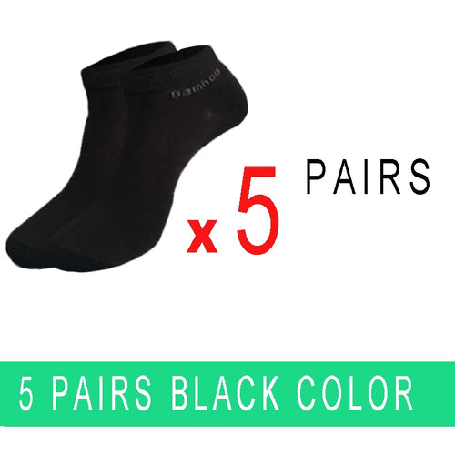 5/10/15/20 Pairs Bamboo Fiber Ankle Socks Men‘s And Women Soft and