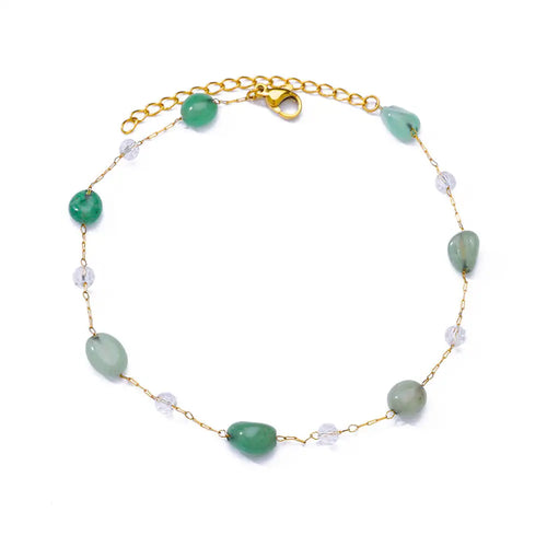 Elegant Zircon Flowers Bracelet For Women Girls Charm Gold Color