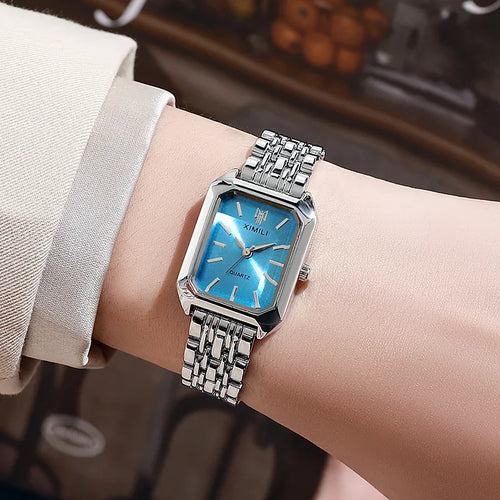 2025 Hot Brand Stainless Steel Strap Watch Women Luxury Gift Quartz
