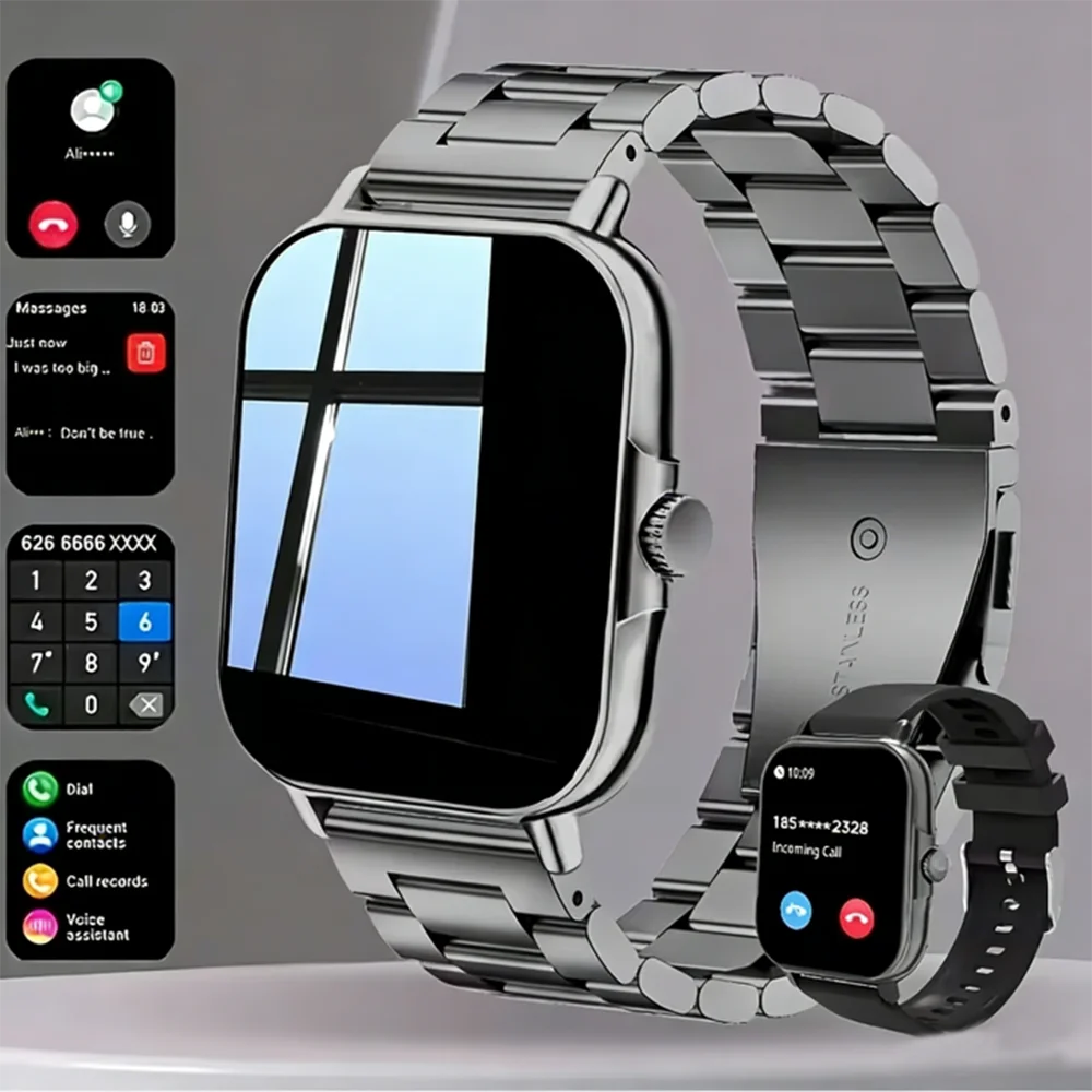 LAXASFIT 2026 New Smartwatch Bluetooth Calling Music Playback Heart