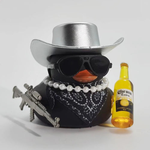 Cowboy Rubber Duck Car Ornament for Jeep Duck Car Dashboard