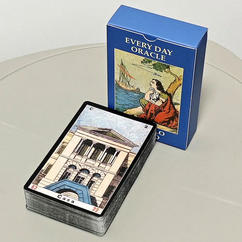 52 Pcs Oracle Sibyl Cards 9*6cm Every Day Oracle Deck Sibilla Italian