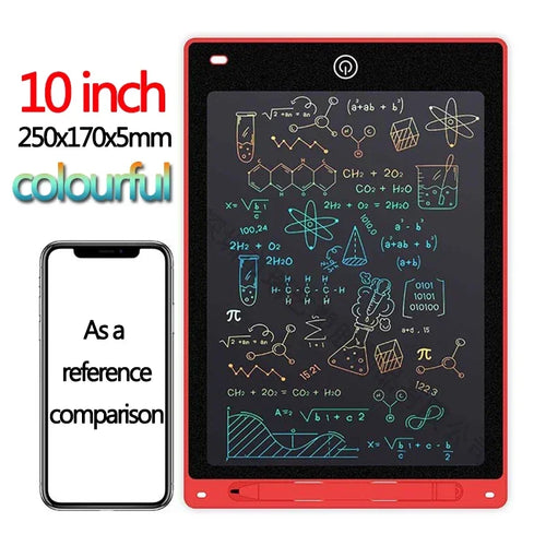 10/12/inch LCD Writing Tablet Drawing Board Kids Graffiti Sketchpad