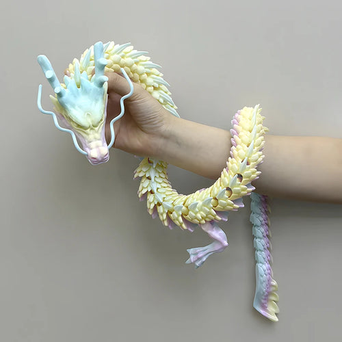 88CM 3D Printed Gem Dragon Crystal Fidget Toy Rotatable Articulated