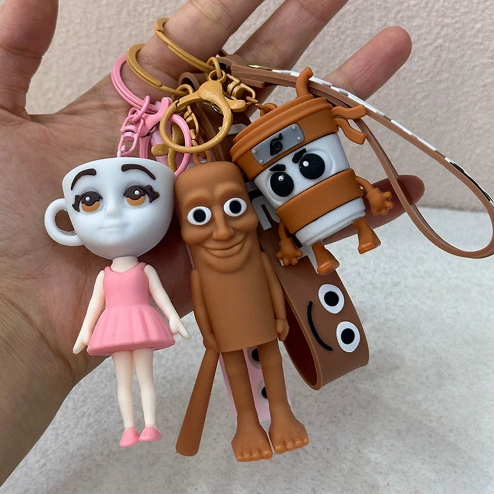 Italian Brainrot Keychain Tralalero Tralala Tung Tung Tung Sahur