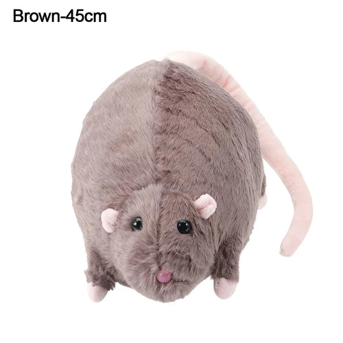 Cute 35/50cm Mouse Doll Cartoon Plush Flower Branch Rat Doll Soft
