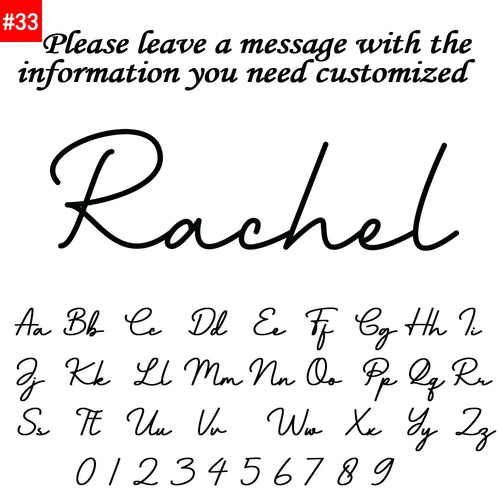 Customized Name Letter Necklace Personalized Stainless Steel Simple