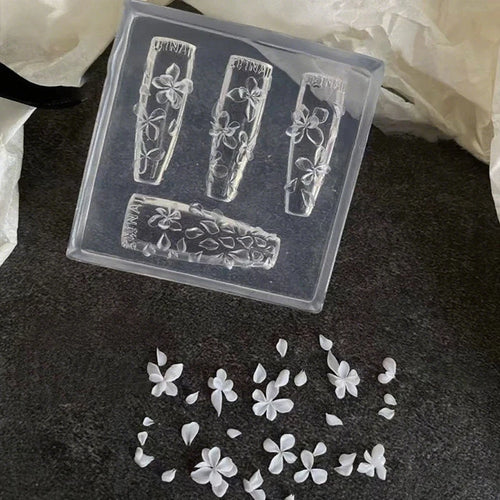 3D Mold Silicone Nail Art Decorations DIY Flower Bow Angle Wing