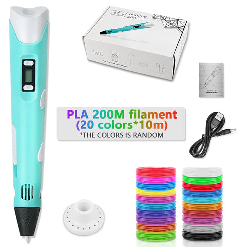 3D Pen For Children 3D Printing Drawing Pen DIY Funny Set for Kids