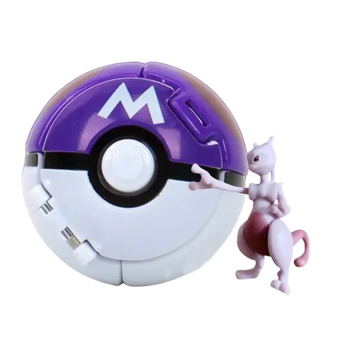 Pokeball Pokemon Figurine Elf Ball Anime Figure Cartoons Pikachu
