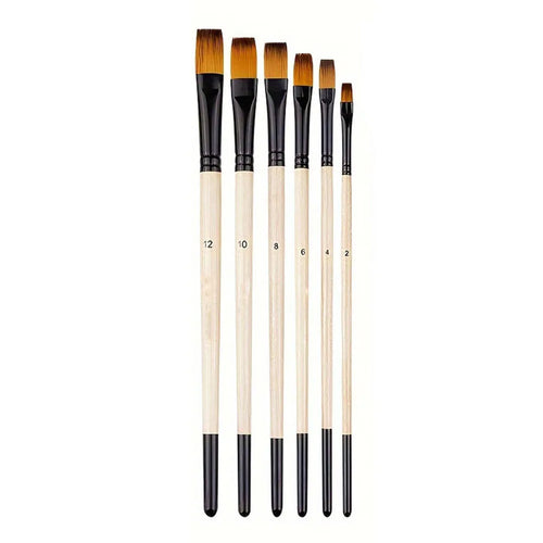 6pcs Artist Paint Brushes Set Artist Paintbrushes For Acrylic Oil