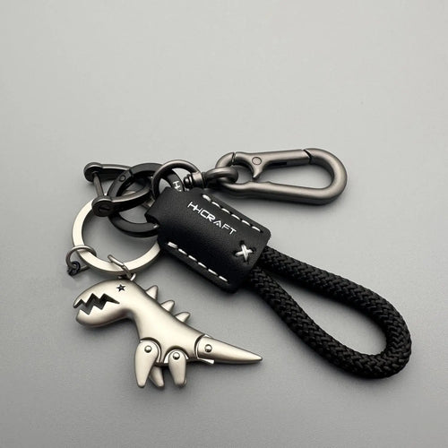 Motorcycle Decoration Accessories and Car Keychain Single Leather