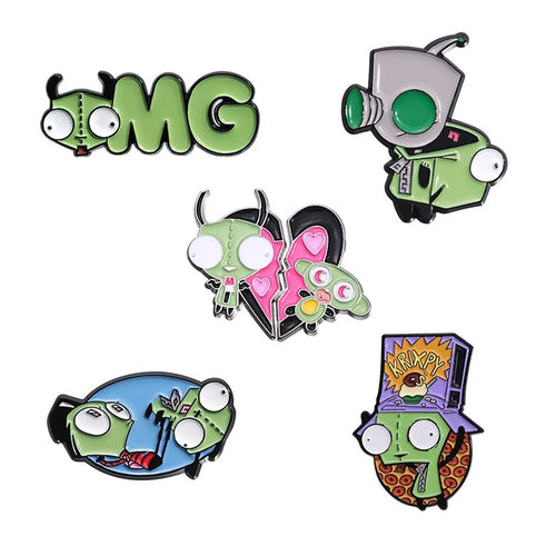 2-9pcs/set Cartoon Characters Collection Enamel Pins Cool Cute Anime